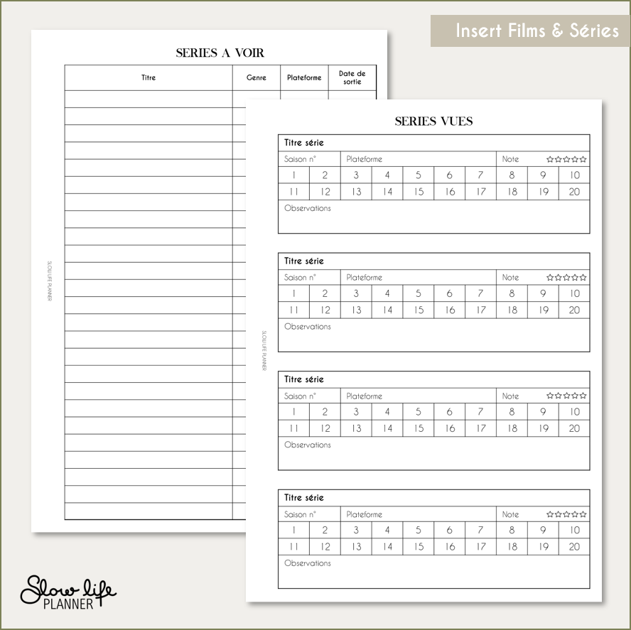Insert Films & séries