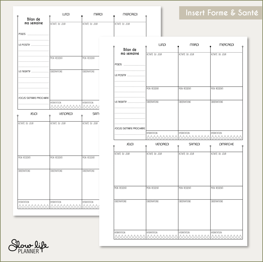 Annexe Forme & Santé