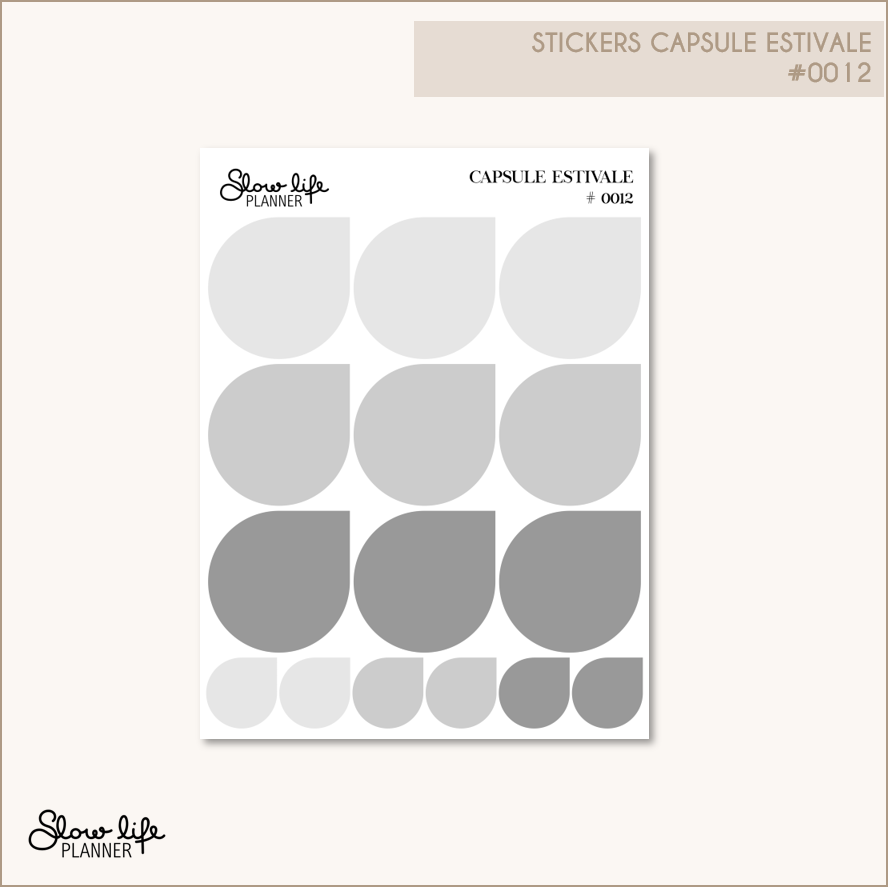 Stickers Gouttes | Capsule Estivale