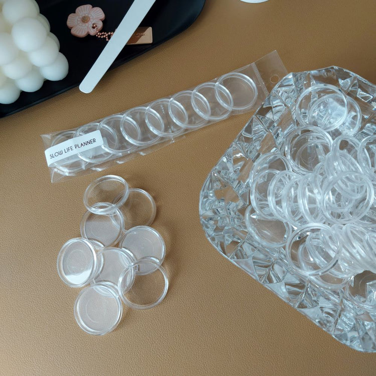 Discs transparents - Clears discs for discbound planners