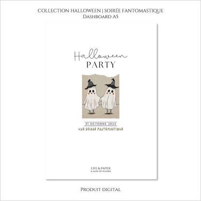 Halloween Dashboard digital à télécharger