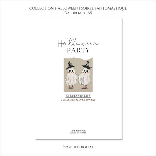 Halloween Dashboard digital à télécharger