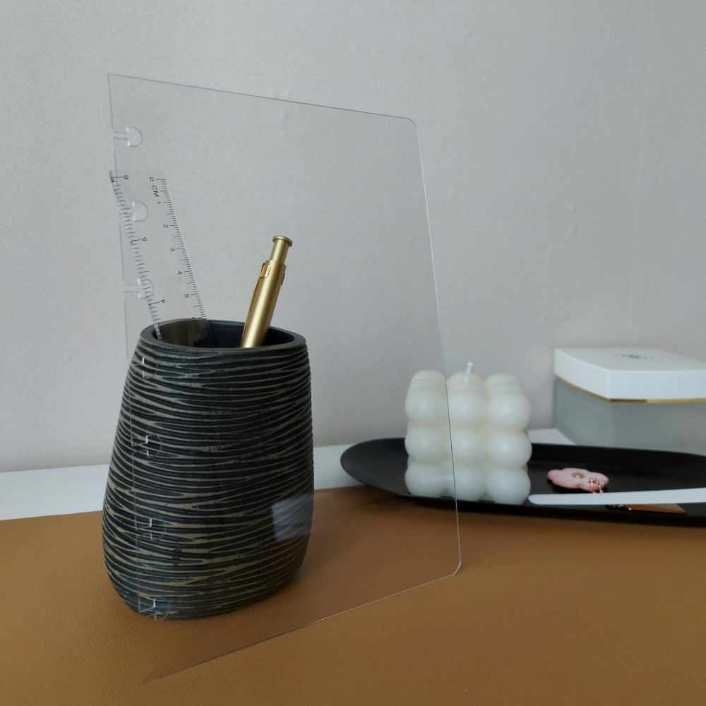 Set de 2 couvertures interchangeables transparentes Cristal