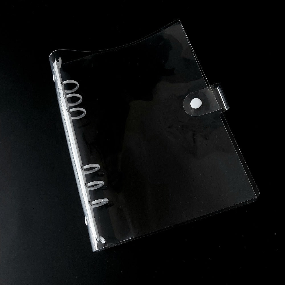 Planner transparent anneaux blancs