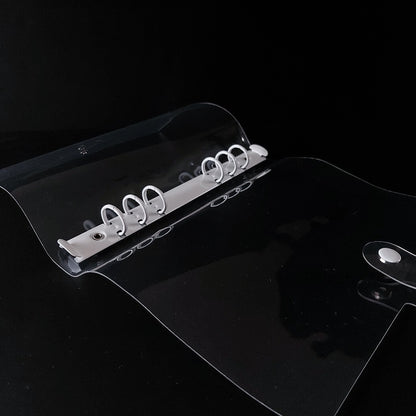 Planner transparent anneaux blancs