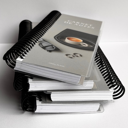 Carnet de notes étroit