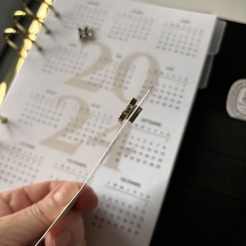 Bijou de planner magnétique