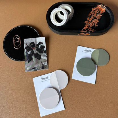 Mini notes adhésives transparentes