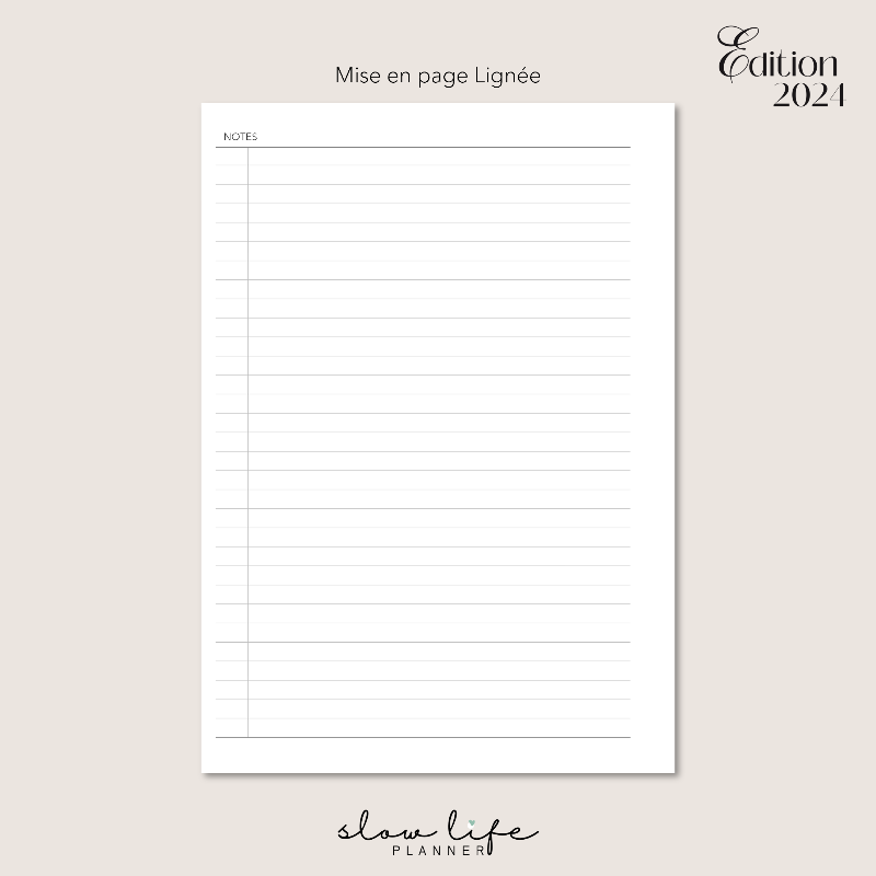 Carnet de note Quiétude