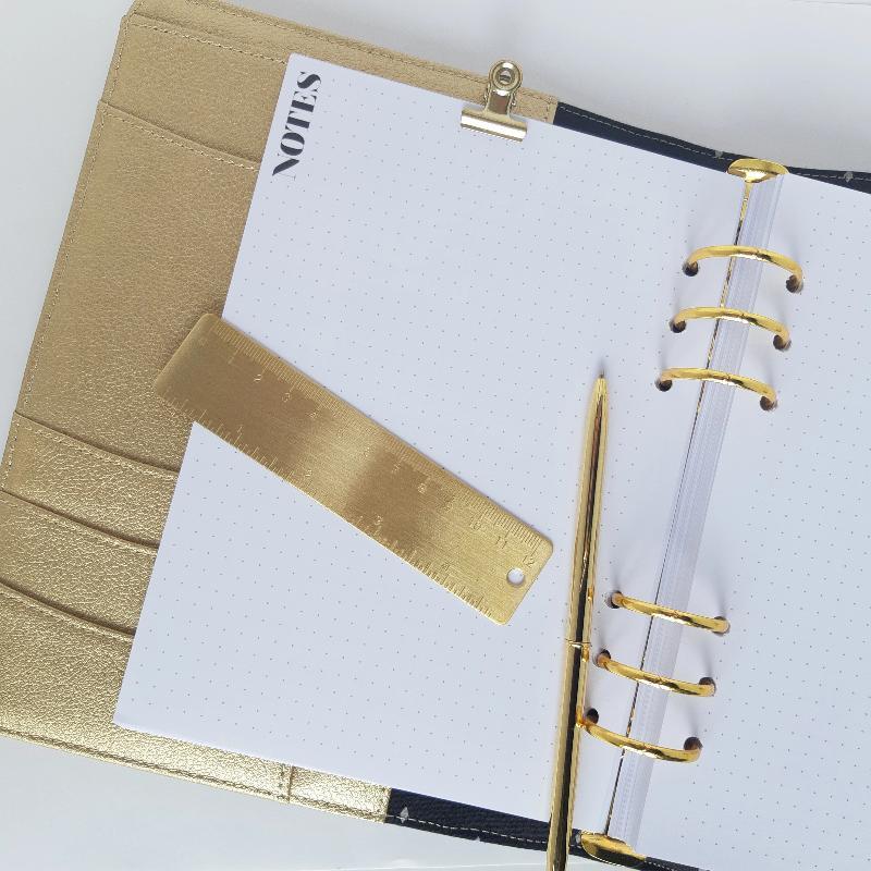 Jolie règle en laiton de 12 cm