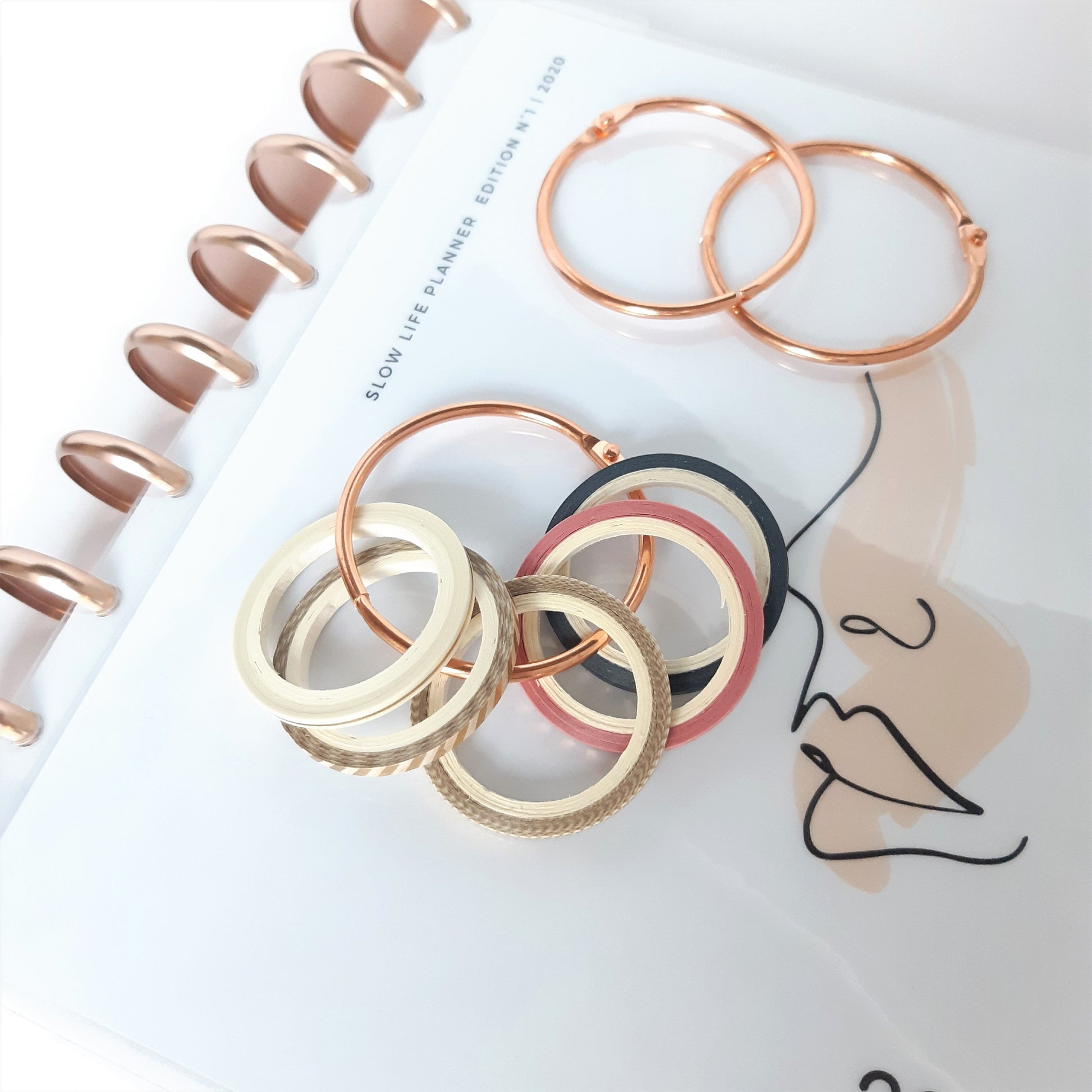 Lot de 3 anneaux brisés - Slow Life Planner