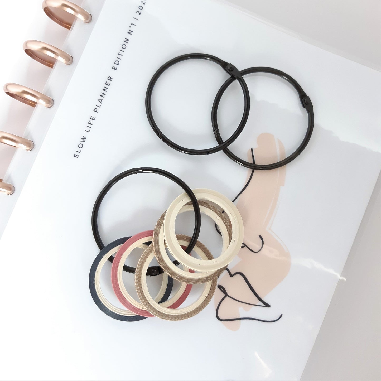 Lot de 3 anneaux brisés - Slow Life Planner