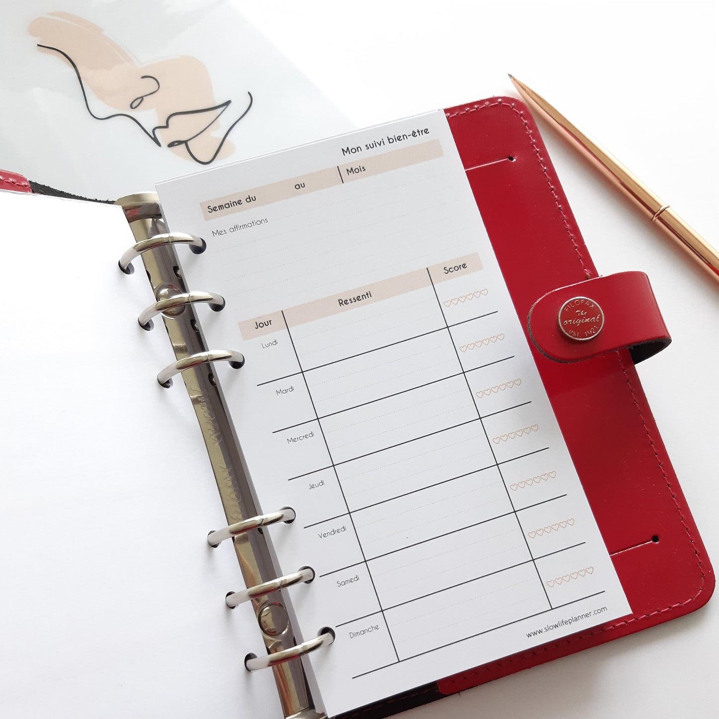 Mon agenda suivi bien-être - Slow Life Planner
