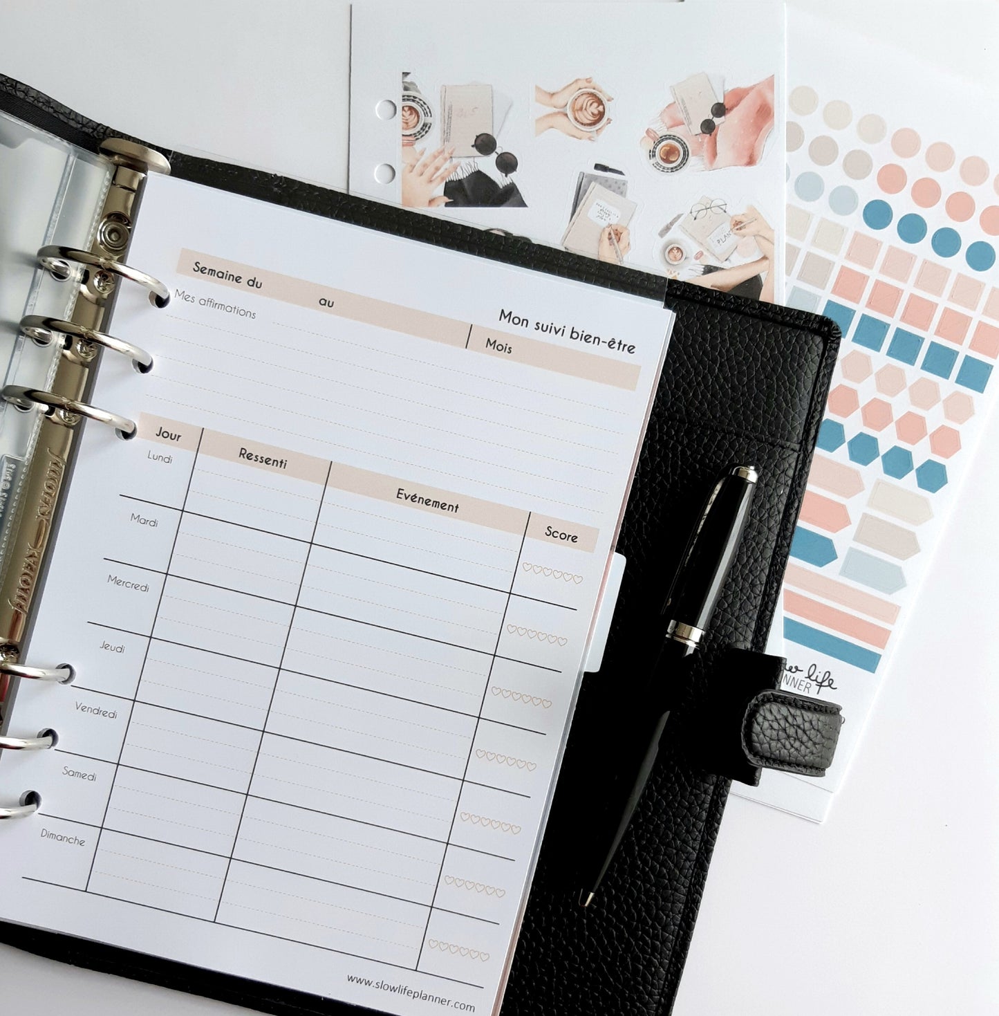 Mon agenda suivi bien-être - Slow Life Planner