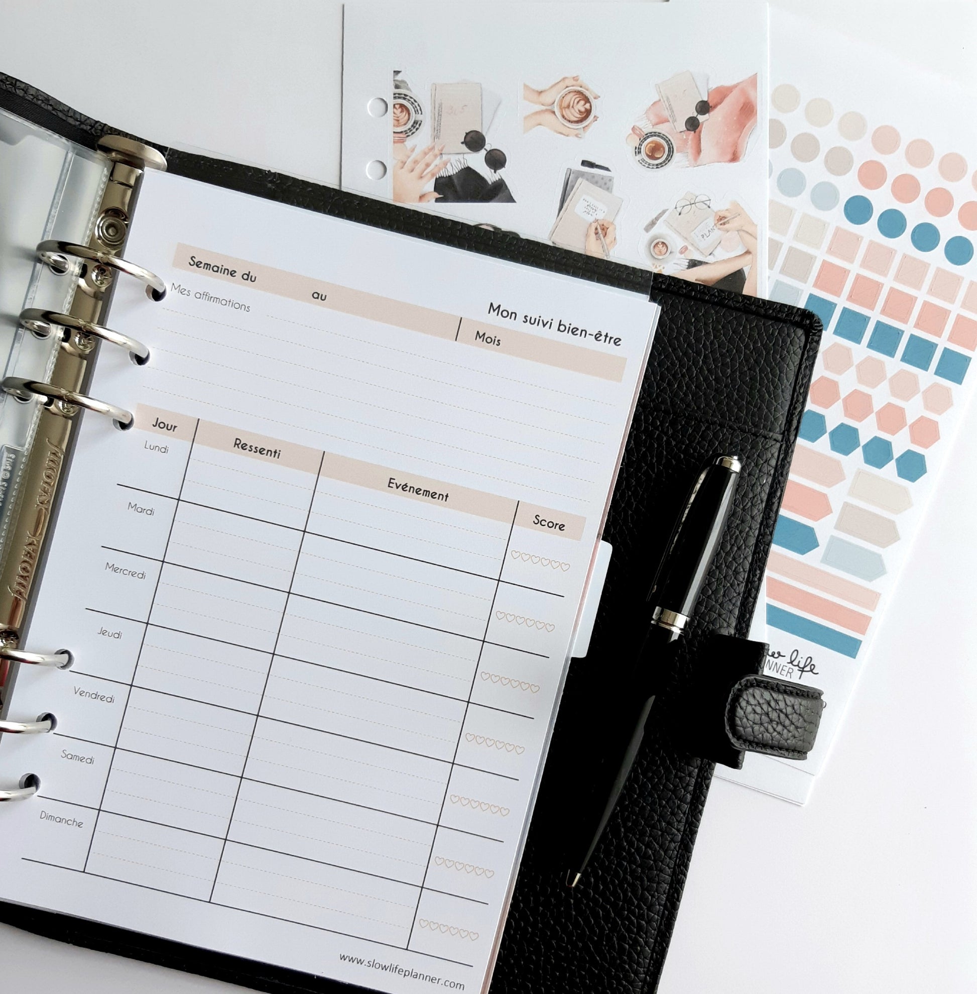 Mon agenda suivi bien-être - Slow Life Planner