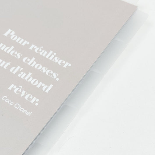 Intercalaires 6 touches givrés