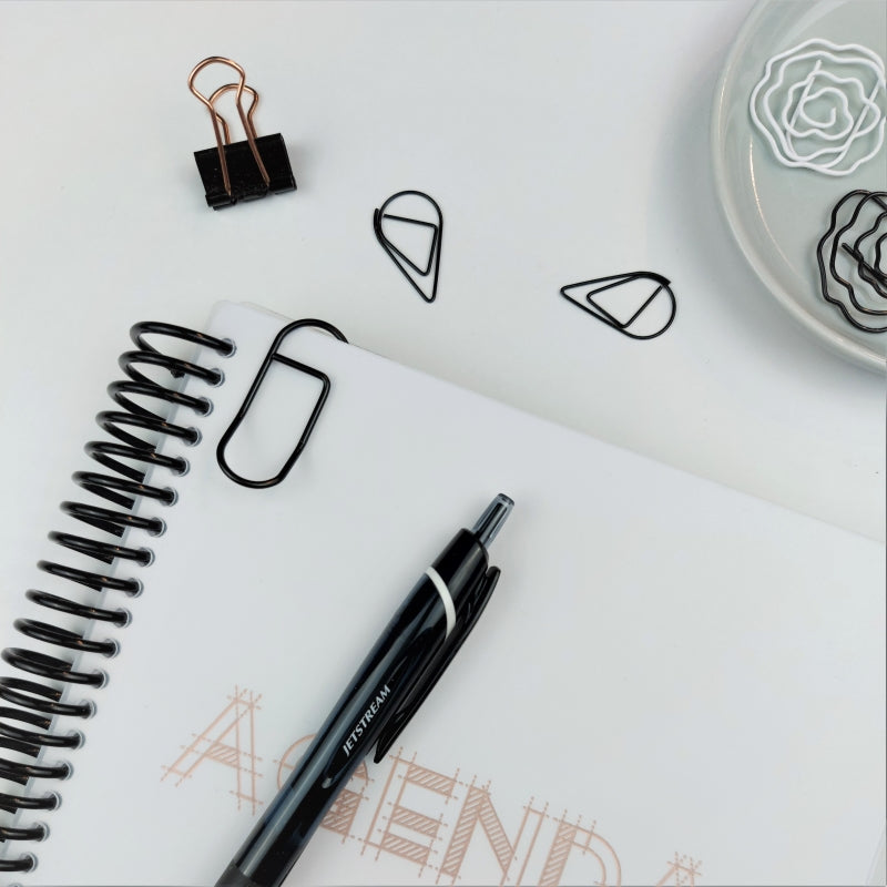 Trombone porte-stylo métal