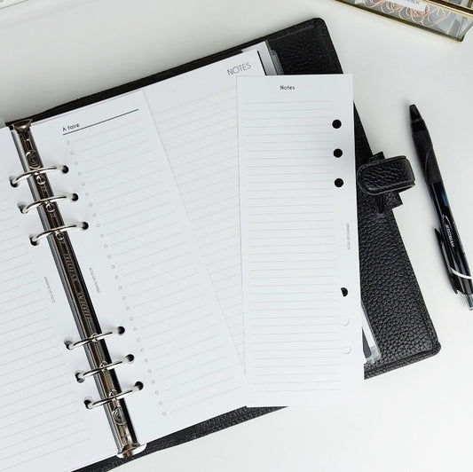 Demi-inserts notes - half inserts to do