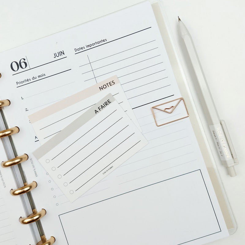 Letter paperclip - trombone lettre rose gold