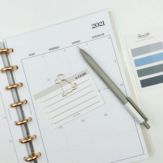 Dog Paperclip - trombone chien rose gold