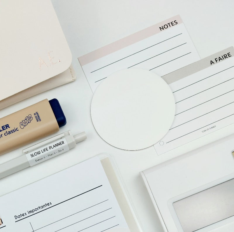 Notes adhésives transparentes Rondes