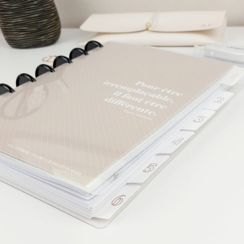 Couverture transparente | clear discbound cover