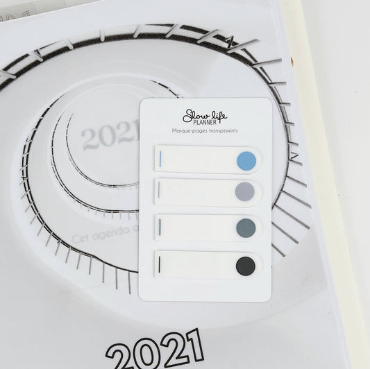 Marque-pages transparents Azur Dots