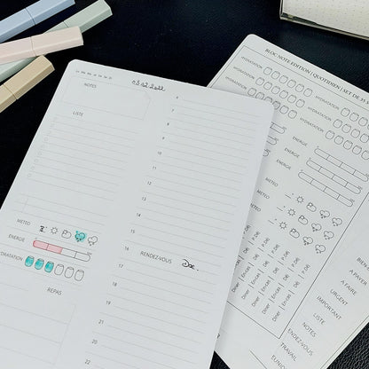 Planche de 35 Stickers | Bloc Note Edition #1