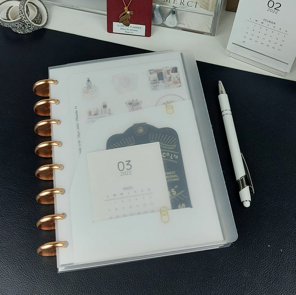 Pochette de planner double face