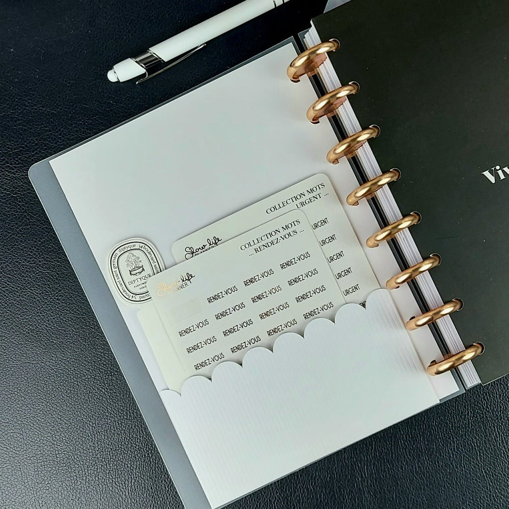 Pochette de planner double face