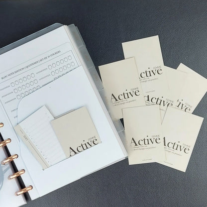 Planner card to do list Femme active