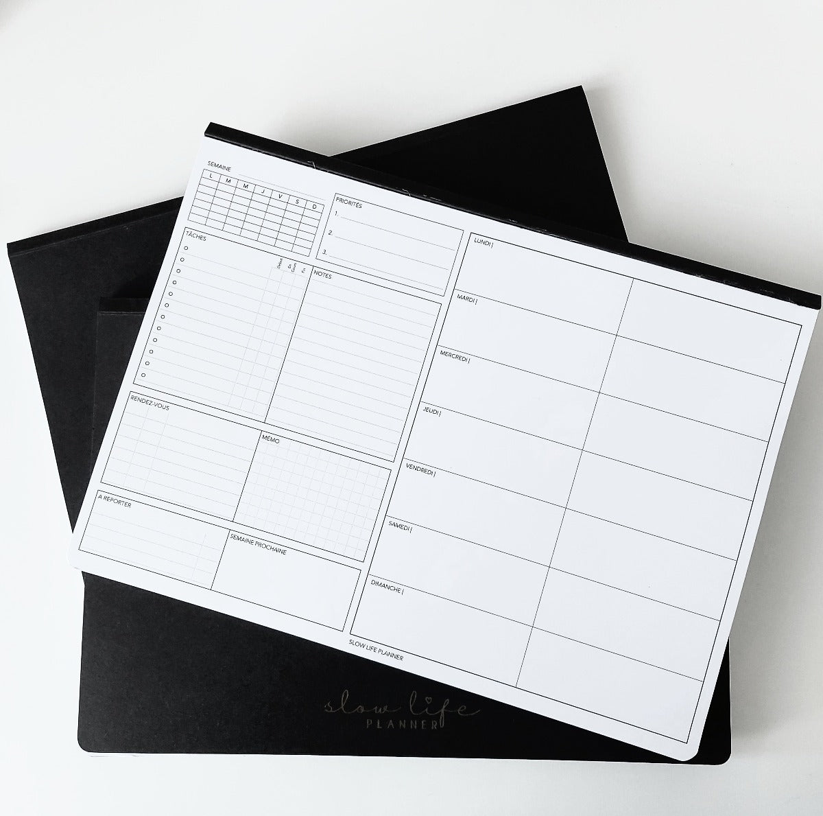 Bloc note hebdomadaire luxe
