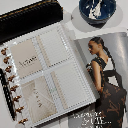 Pochette porte-cartes pour planner