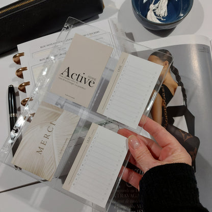 Pochette porte-cartes pour planner