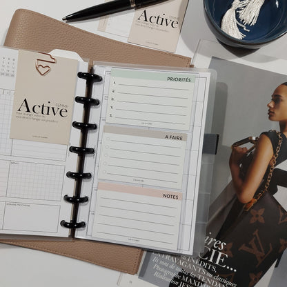 Pochette porte-cartes pour planner