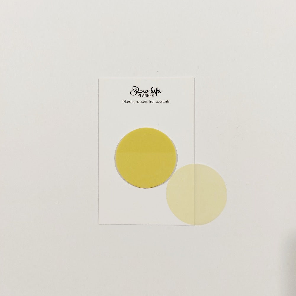 Mini notes adhésives rondes