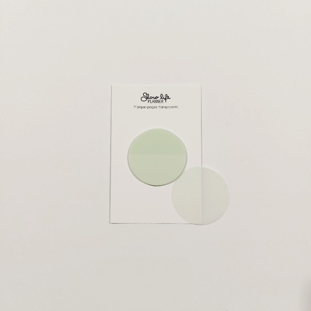 Mini notes adhésives rondes