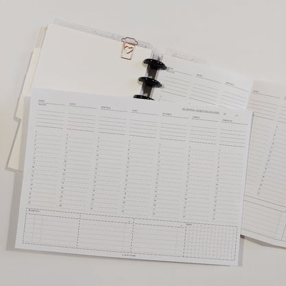 Freebie Planner hebdomadaire horaire