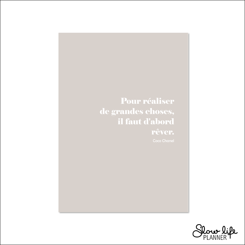 Dashboard phrases motivantes et inspirantes