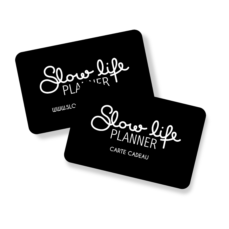 Carte cadeau Slow Life Planner