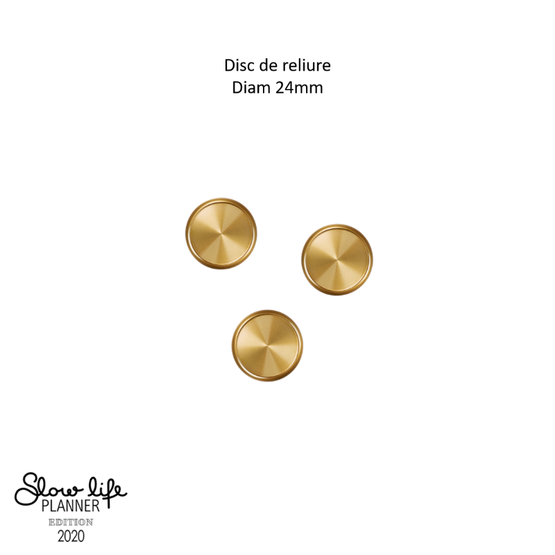 Discs aluminium or pour system discbound happy planner