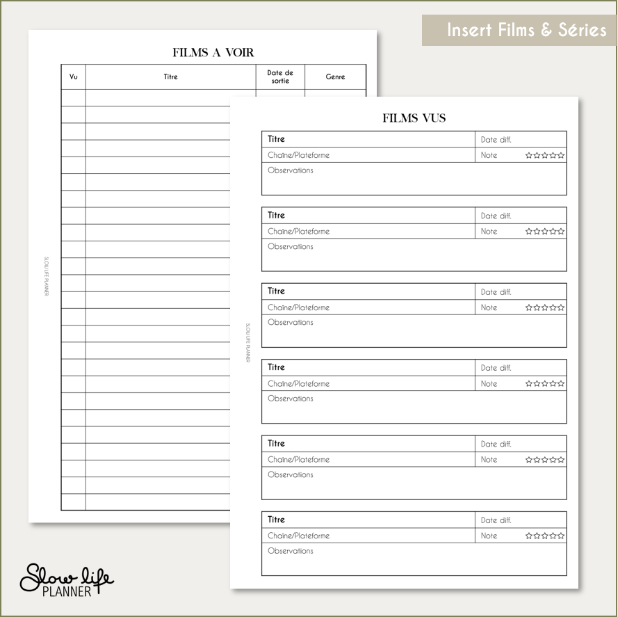 Insert Films & séries