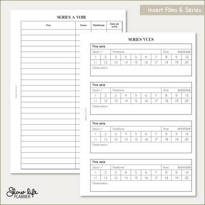 Insert Films & séries