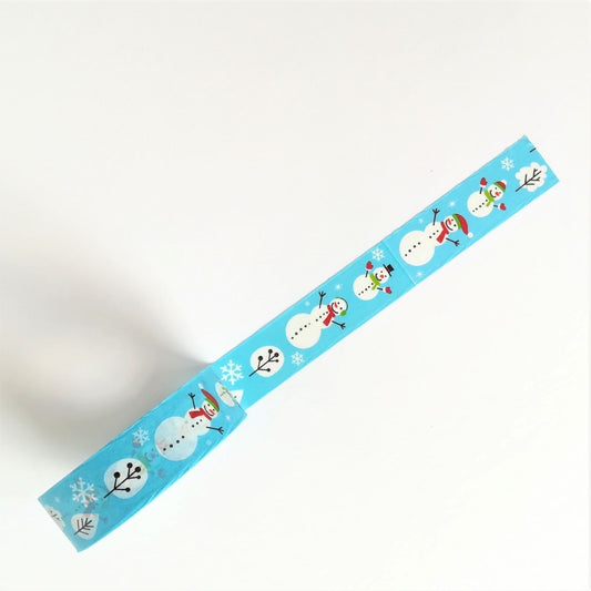 Washi tape Bonhommes de neige