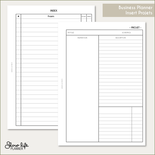 Business planner - Gestion projets