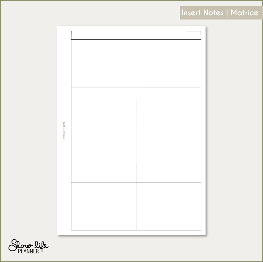 Insert Notes style Matrice