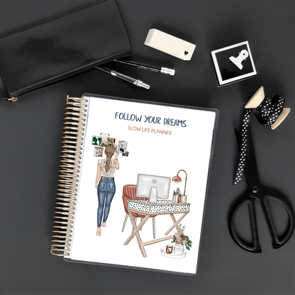 Set de 2 couvertures interchangeables Follow your dreams - Slow Life Planner