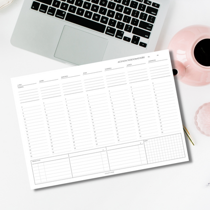 Agenda Hebdomadaire Horaire | freebie à télécharger