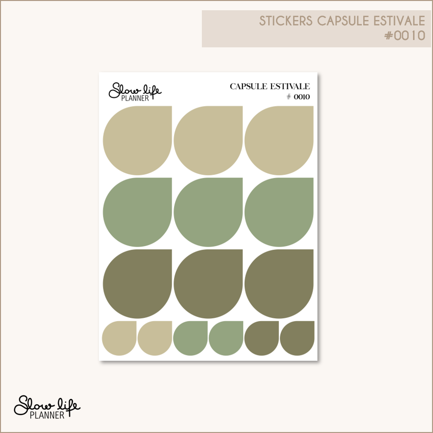 Stickers Gouttes | Capsule Estivale