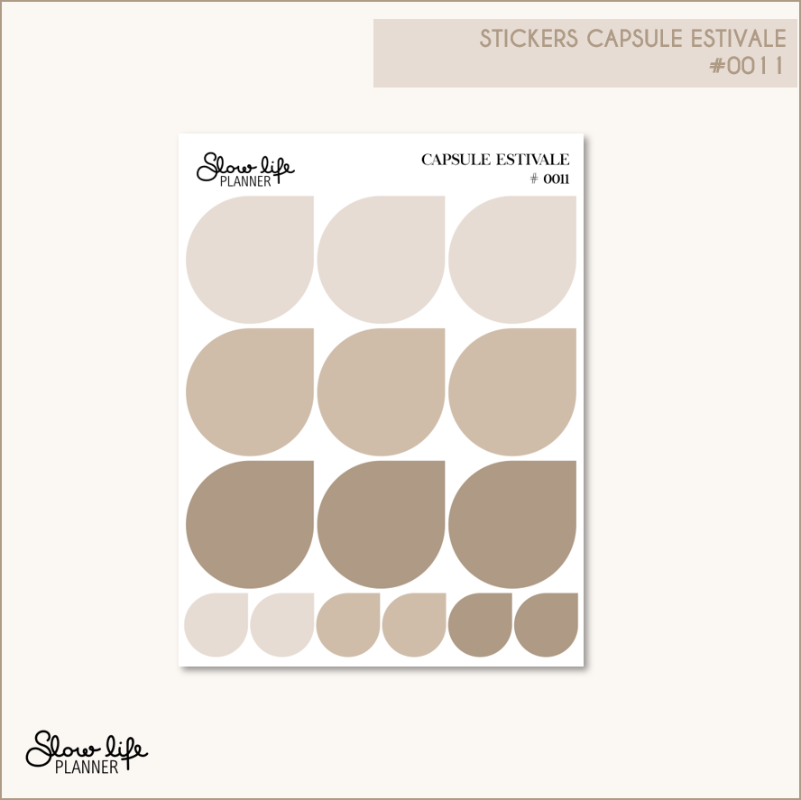 Stickers Gouttes | Capsule Estivale
